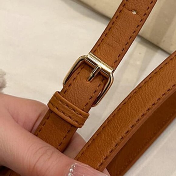 Straw Crossbody Bag for Women Woven Rattan Beach Handbag Travel Purse - Picture 8 of 9